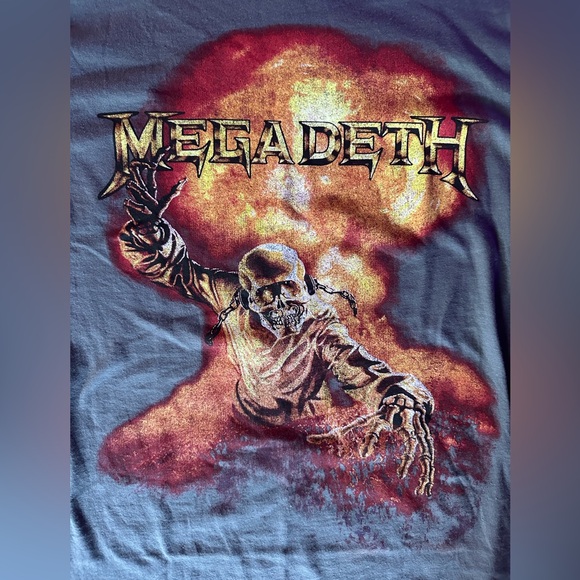 Hot Topic Megadeth Rattlehead Graphic Tee - Picture 3 of 7